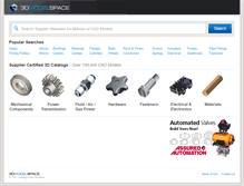 Tablet Screenshot of 3dmodelspace.com